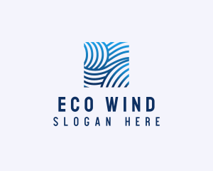 Weather Wind Waves logo design