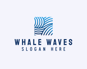 Weather Wind Waves logo design