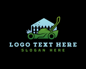 Landscape - Lawn Maintenance Mower logo design