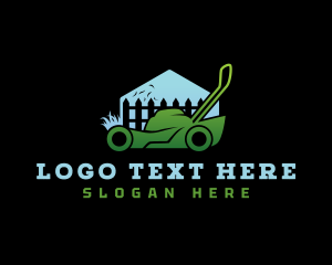 Grass - Lawn Maintenance Mower logo design