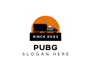 Truck Freight Logistics Logo