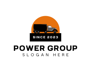 Truck Freight Logistics Logo