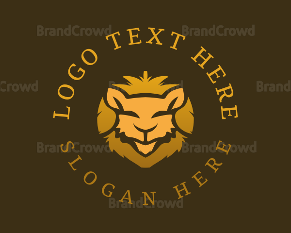 Wild Gold Lion Logo