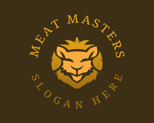 Wild Gold Lion logo design