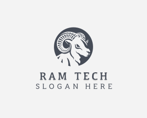 Ram Sheep  Investment logo design