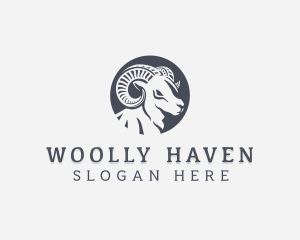 Sheep - Ram Sheep  Investment logo design