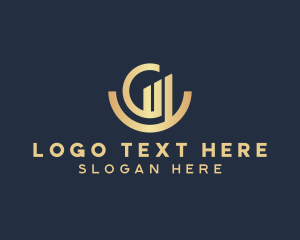 Investment - Graph Firm Letter C logo design