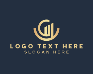 Sales - Graph Firm Letter C logo design