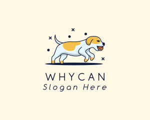 Pet Shelter - Playing Dog Pet logo design