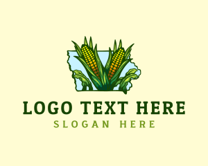 Farming - Sweet Corn Iowa logo design