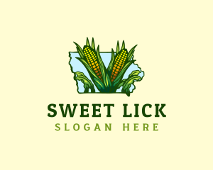 Sweet Corn Iowa logo design