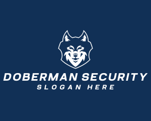 Wolf Shield Security logo design