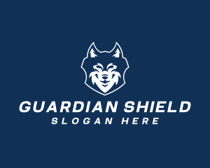 Wolf Shield Security logo design