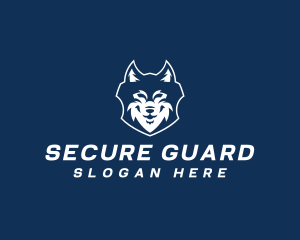 Wolf Shield Security logo design