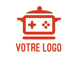 Controller - Cooking Pot Game logo design