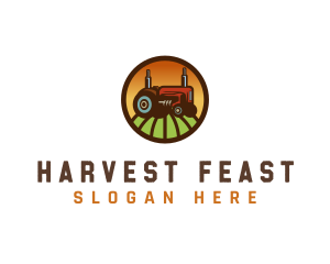 Agriculture Farming Tractor logo design