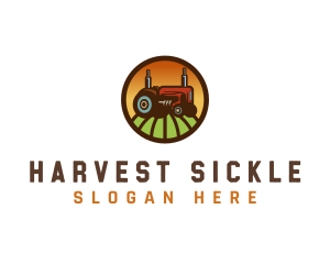 Agriculture Farming Tractor logo design