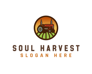 Agriculture Farming Tractor logo design