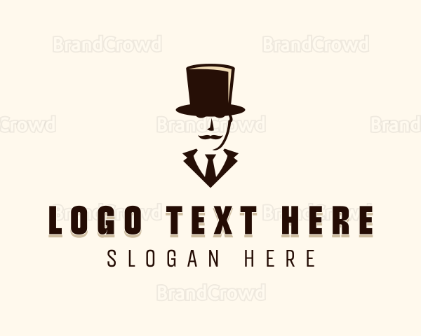 Gentleman Tailoring Man Logo