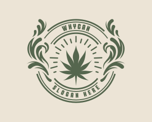 Marijuana Leaf Plant Logo