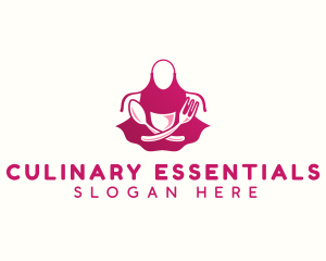 Apron Cooking Kitchen logo design