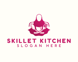 Apron Cooking Kitchen logo design