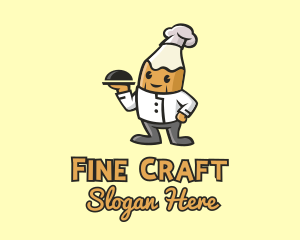 Pencil Chef Cloche logo design