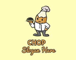 Eatery - Pencil Chef Cloche logo design