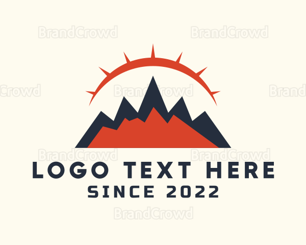 Mountaineering Outdoor Travel Logo