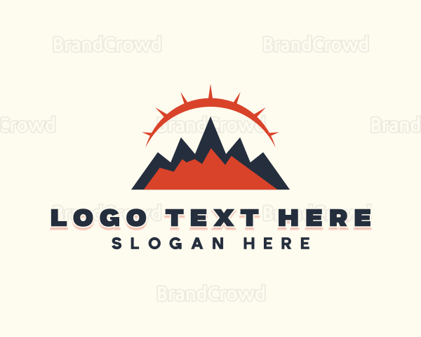 Mountaineering Outdoor Travel Logo