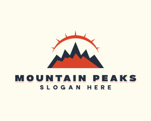 Himalayas - Mountaineering Outdoor Travel logo design