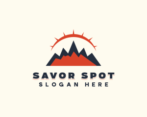 Mountaineering Outdoor Travel logo design