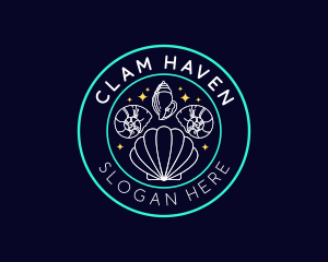 Clam - Sea Shell Collection logo design