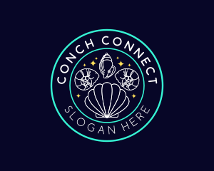 Conch - Sea Shell Collection logo design