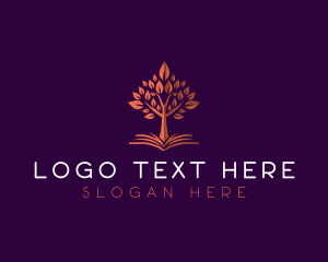 Copywriter - Book Tree Knowledge logo design