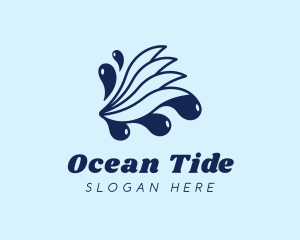 Tide - Water Wave Droplet logo design