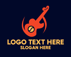 String - Rock & Roll Coffee Bean logo design