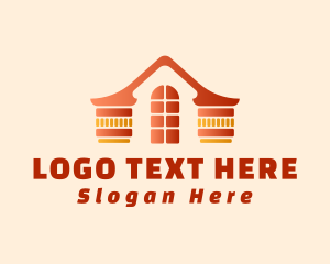 Office Space - Asian House Roof logo design