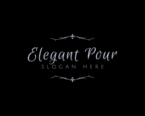 Elegant Event Business logo design