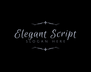 Elegant Event Business logo design