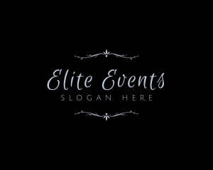 Elegant Event Business logo design