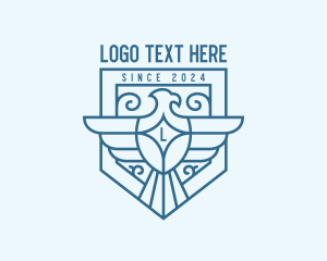 Fashion - Eagle Heraldry Shield logo design