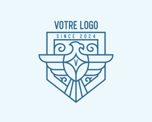 Eagle Heraldry Shield Logo