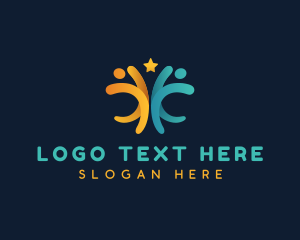 Social - People Charity Community logo design