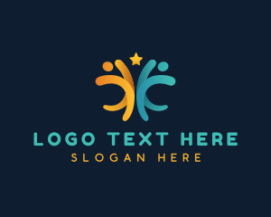 Youth - People Charity Community logo design