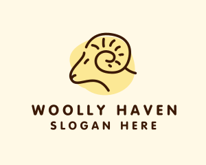 Sheep - Sheep Ram Farm logo design