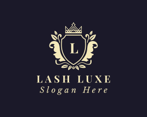 Luxury Crown Shield logo design