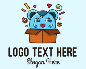 Anime - Teddy Bear Box logo design