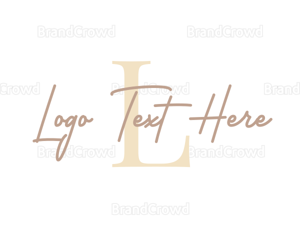 Upscale Luxury Brand Logo