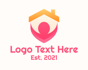 Foster Care - Charity House Community logo design